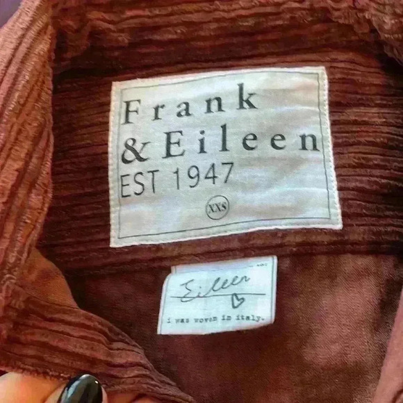 NWOT Frank & Eileen Corduroy Button-Up Shirt - Picture 9 of 13